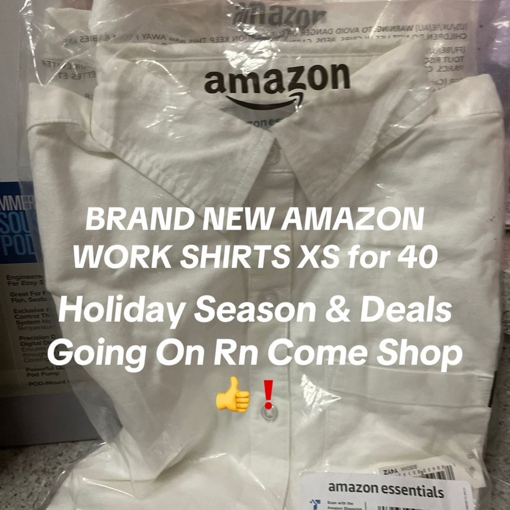 Amazon Essentials Men's Classic White Dress Shirt